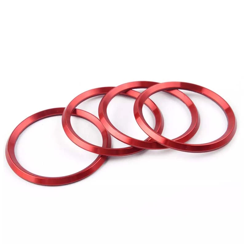 Waarom zou u voor uw voertuig een rode naafring van aluminiumlegering kiezen?